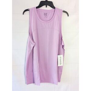 Isabella Activewear Purple Tank Top XL Sleeveless Workout Shirt NWT